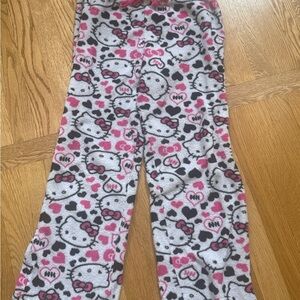 Sanrio Hello Kitty Pajama Pants - Pink and Gray